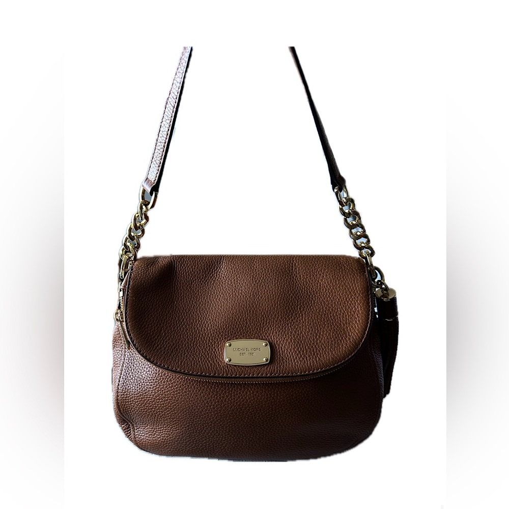 Michael Kors Bedford Tassel Crossbody Pebble Leather